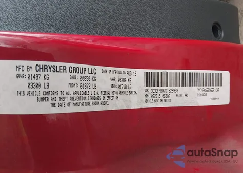 2013 Fiat 500 Sport z USA, uszkodzony, nr VIN 3C3CFFBR7DT528920